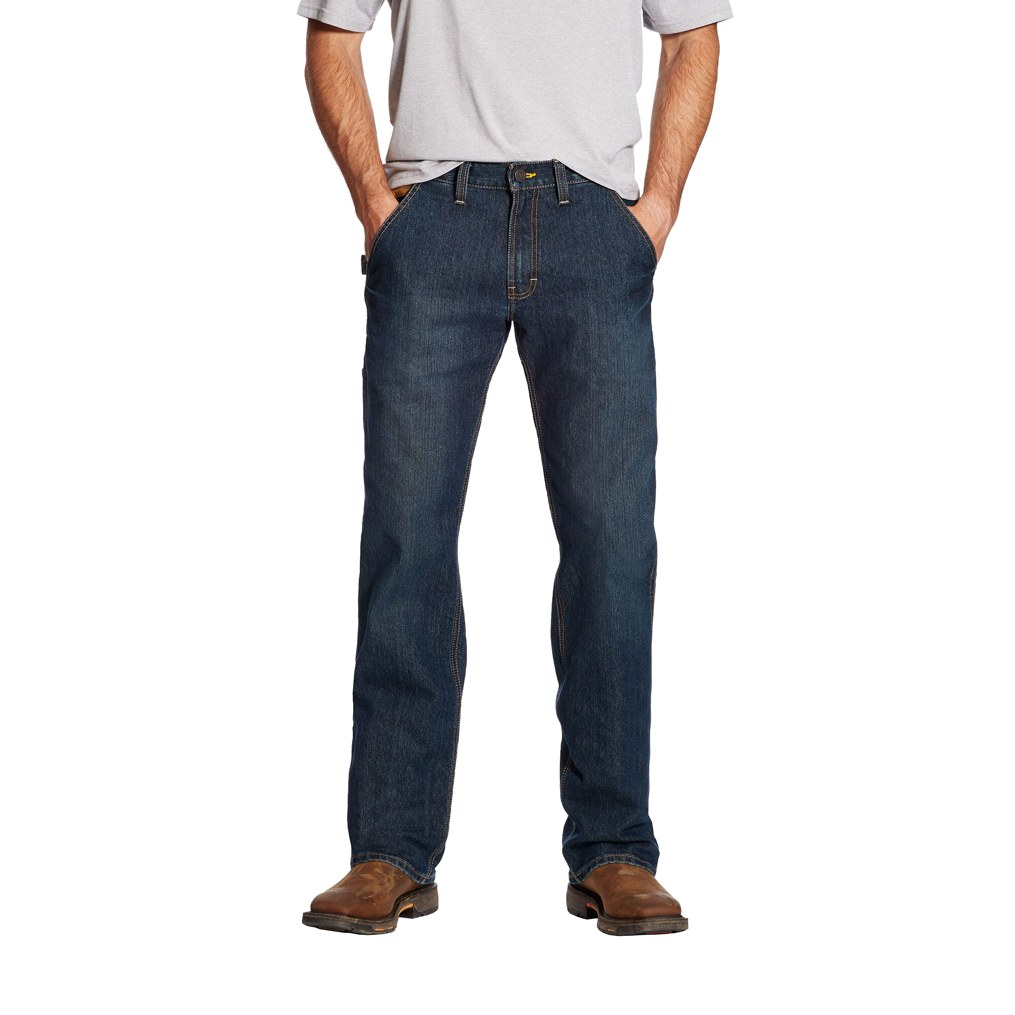 Ariat Rebar M4 Relaxed DuraStretch Workhorse Boot Cut Jeans for Men ...